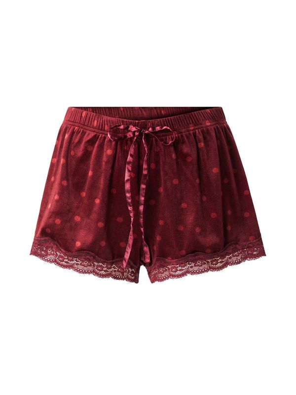 Hunkemöller Hunkemöller Kratke hlače za spavanje  crvena / karmin crvena
