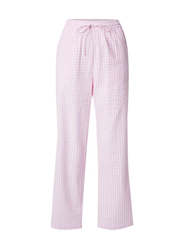 Hunkemöller Hunkemöller Pidžama hlače  roza / bijela