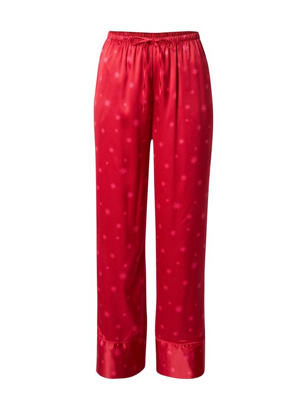Hunkemöller Hunkemöller Pidžama hlače  roza / crvena