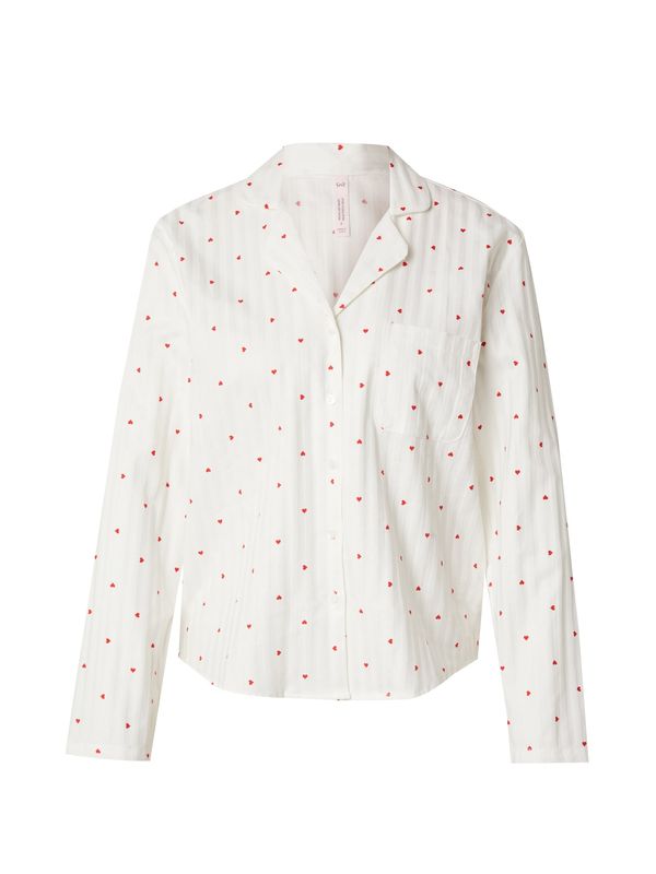 Hunkemöller Hunkemöller Spavaćica  crvena / bijela