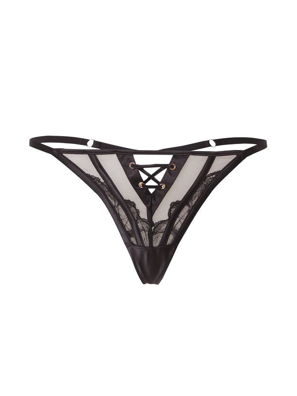 Hunkemöller Hunkemöller Tanga gaćice 'CIERRA'  crna