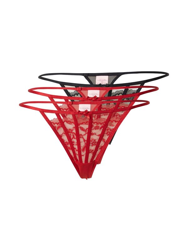 Hunkemöller Hunkemöller Tanga gaćice  crvena / crna