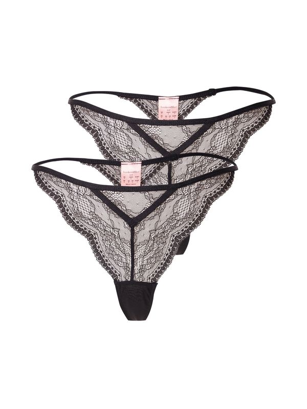 Hunkemöller Hunkemöller Tanga gaćice 'Isabelle'  crna