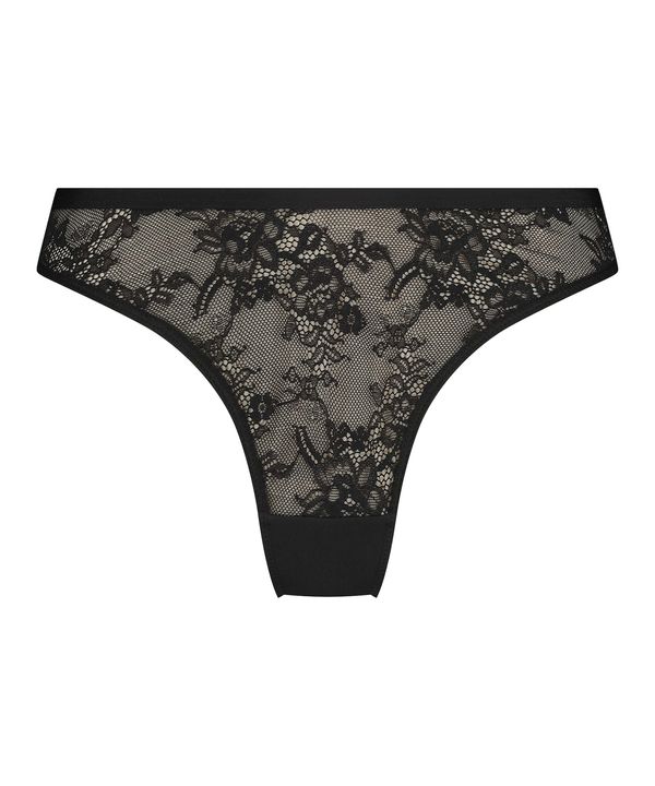 Hunkemöller Hunkemöller Tanga gaćice 'Lea'  crna