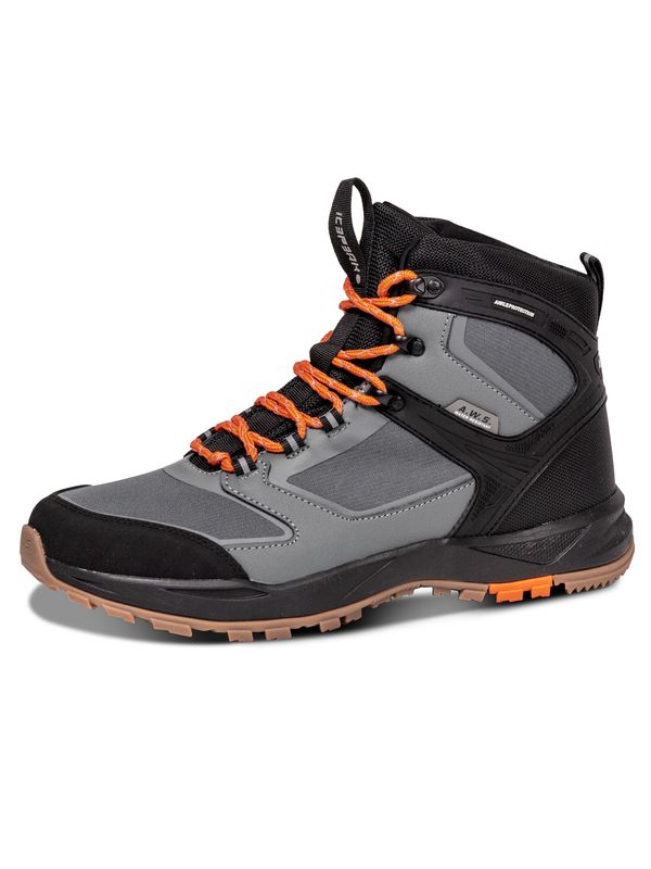 ICEPEAK ICEPEAK Ležerne čizme 'Agadir 2'  siva / narančasta / crna
