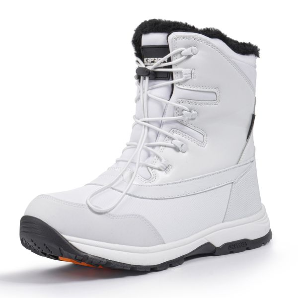 ICEPEAK ICEPEAK Ležerne čizme  svijetlosiva / crna / bijela