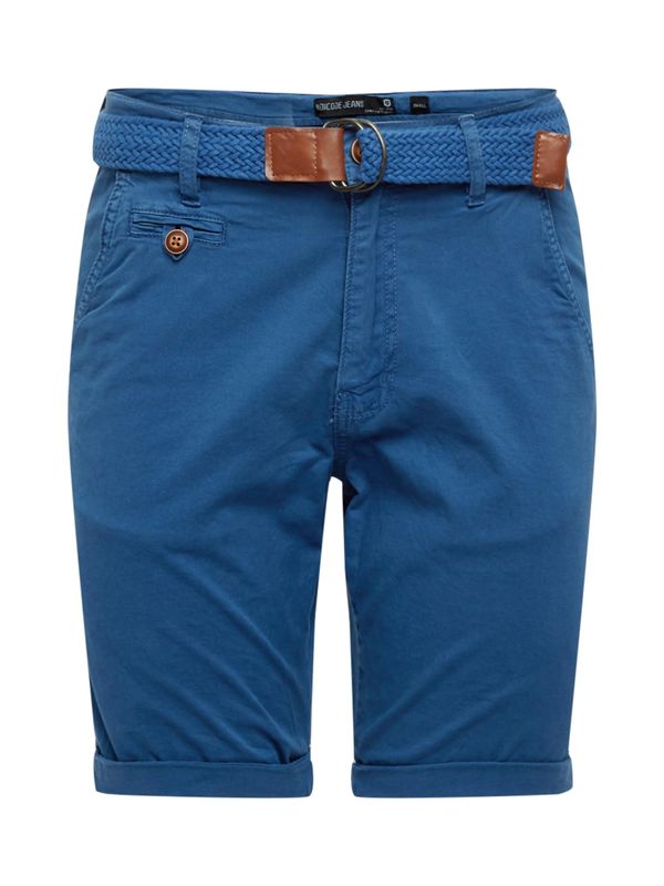 INDICODE JEANS INDICODE JEANS Hlače 'Conor'  kraljevsko plava / karamela