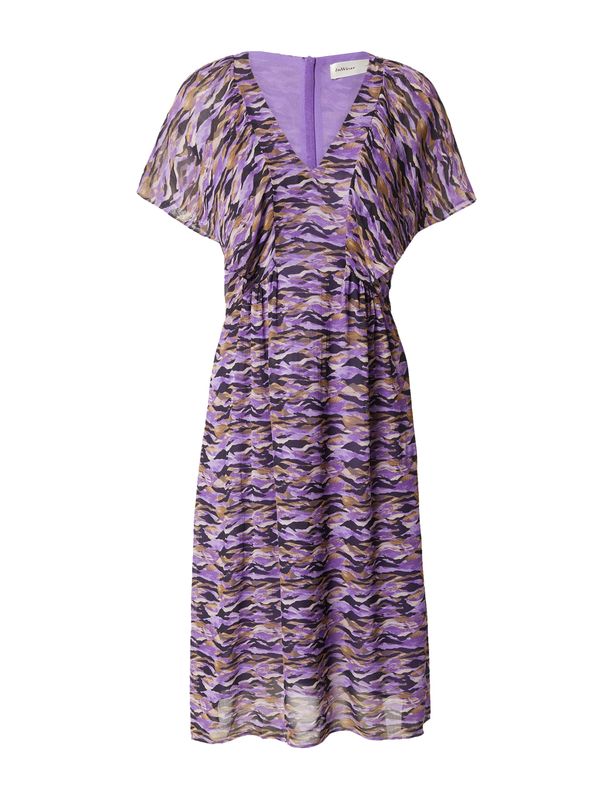 InWear InWear Haljina 'Elra'  smeđa / lila / svijetloljubičasta / crna