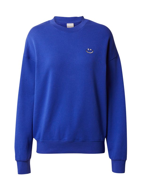 Iriedaily Iriedaily Sweater majica 'Grin Cat'  kraljevsko plava / crna / bijela