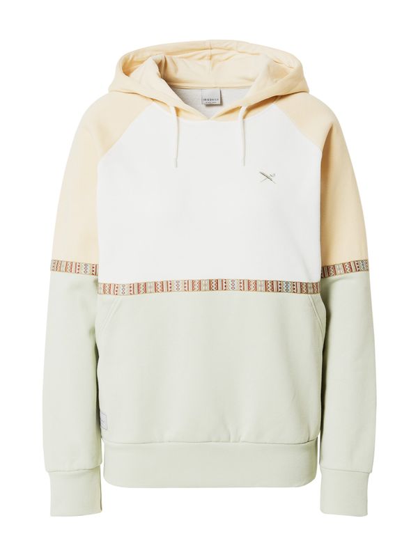 Iriedaily Iriedaily Sweater majica 'Kachi'  svijetložuta / pastelno zelena / crvena / bijela
