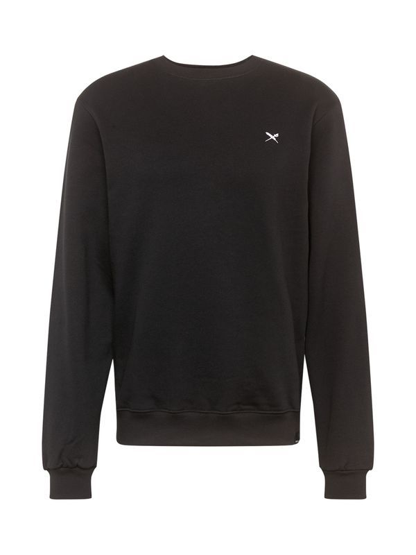 Iriedaily Iriedaily Sweater majica 'Mini Flag 2'  crna / bijela
