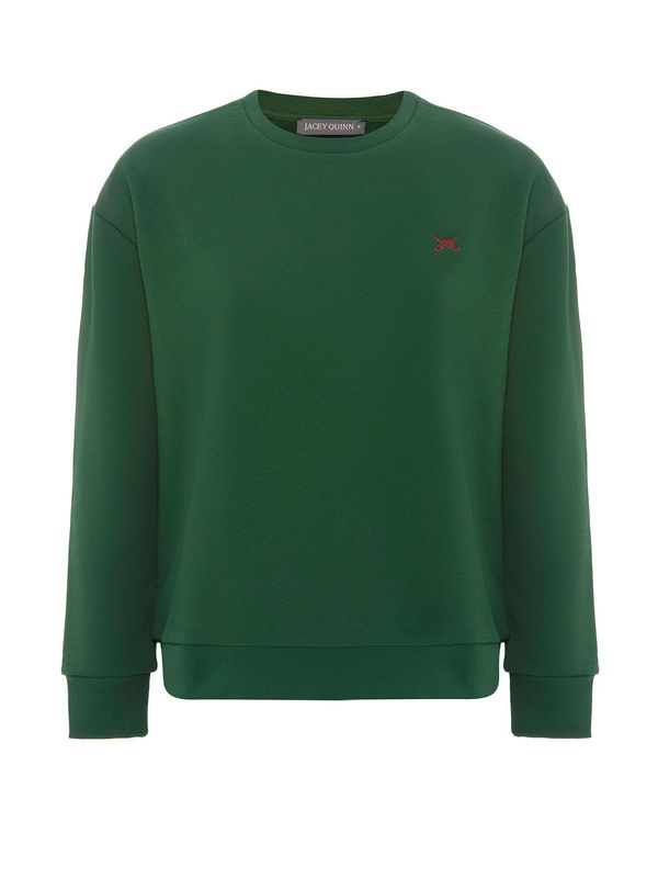 Jacey Quinn Jacey Quinn Sweater majica 'Belicia'  tamno zelena