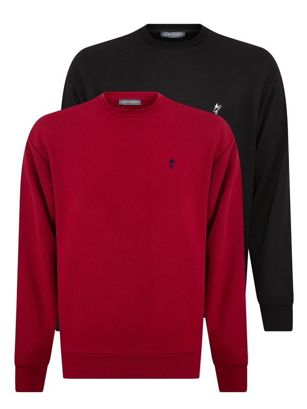 Jacey Quinn Jacey Quinn Sweater majica  bordo / crna