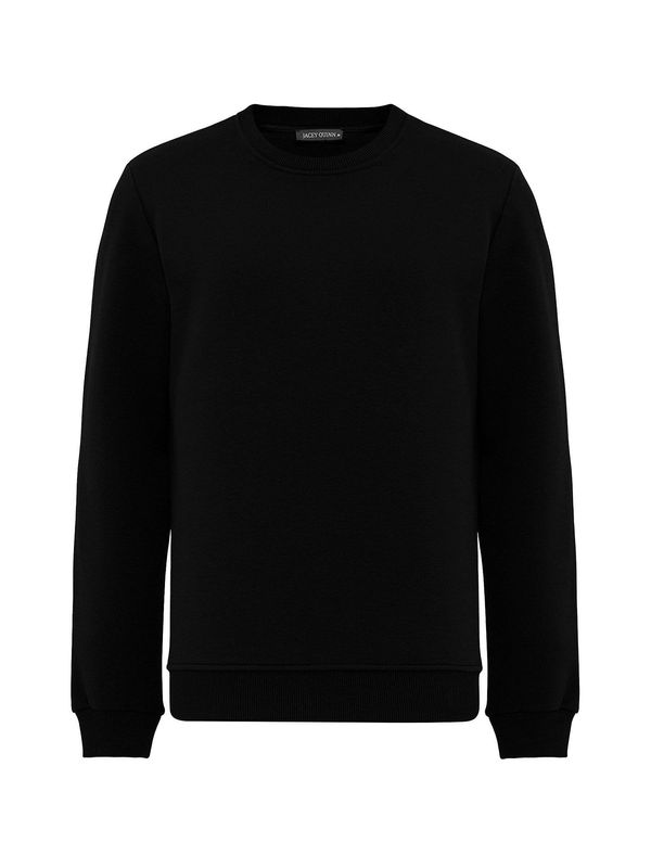 Jacey Quinn Jacey Quinn Sweater majica 'Edrian'  tamo siva / crna