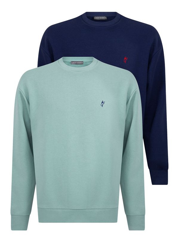 Jacey Quinn Jacey Quinn Sweater majica  svijetloplava / tamno plava