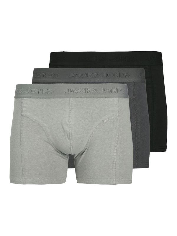 JACK & JONES JACK & JONES Bokserice 'JACORDINARY'  svijetlosiva / tamo siva / crna