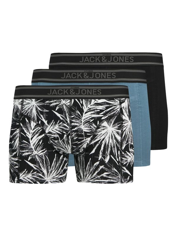 JACK & JONES JACK & JONES Bokserice 'JACRICHARD'  sivkasto plava / crna / bijela