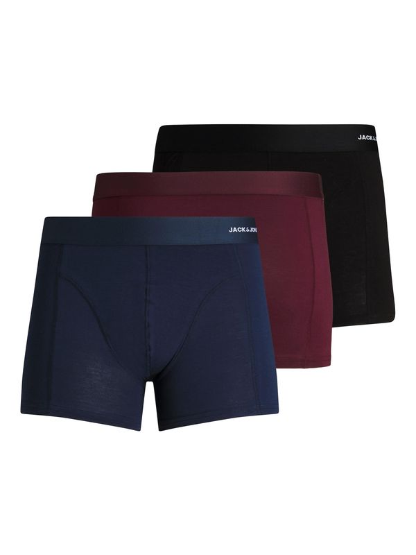 JACK & JONES JACK & JONES Bokserice  mornarsko plava / bordo / crna / bijela