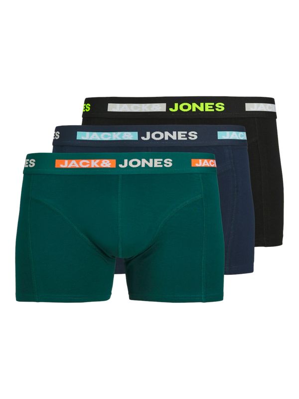 JACK & JONES JACK & JONES Bokserice 'Scott'  mornarsko plava / smaragdno zelena / narančasta / crna