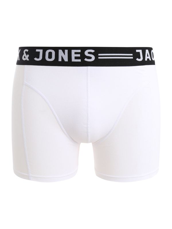 JACK & JONES JACK & JONES Bokserice 'Sense'  crna / bijela