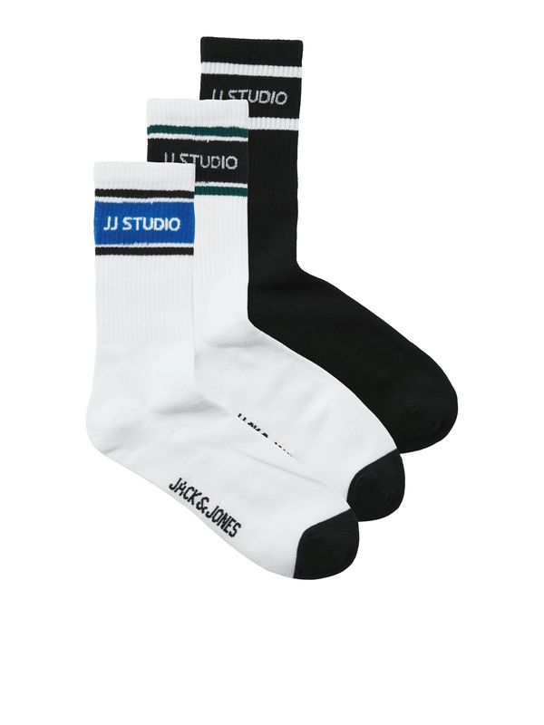 JACK & JONES JACK & JONES Čarape 'JACHUGH'  plava / kraljevski zelena / crna / bijela