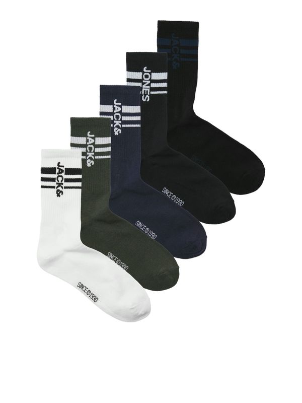JACK & JONES JACK & JONES Čarape 'JACMATT'  mornarsko plava / kraljevski zelena / crna / bijela
