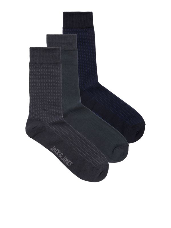 JACK & JONES JACK & JONES Čarape 'JACNOAH'  mornarsko plava / grafit siva / tamo siva