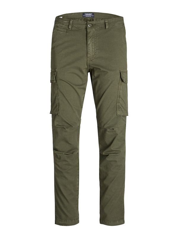 JACK & JONES JACK & JONES Cargo hlače 'Ace Tucker'  maslinasta