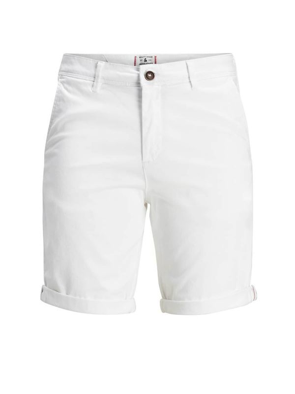 JACK & JONES JACK & JONES Chino hlače 'Bowie'  bijela