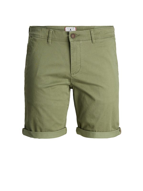JACK & JONES JACK & JONES Chino hlače 'Bowie'  tamno smeđa / kaki