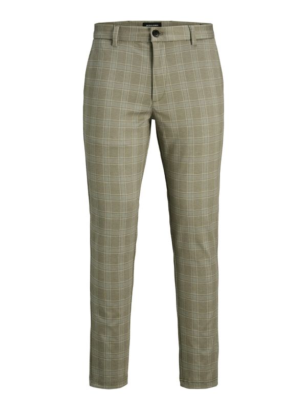 JACK & JONES JACK & JONES Chino hlače 'JPSTMARCO JJCOOPER'  siva / taupe siva / prljavo bijela