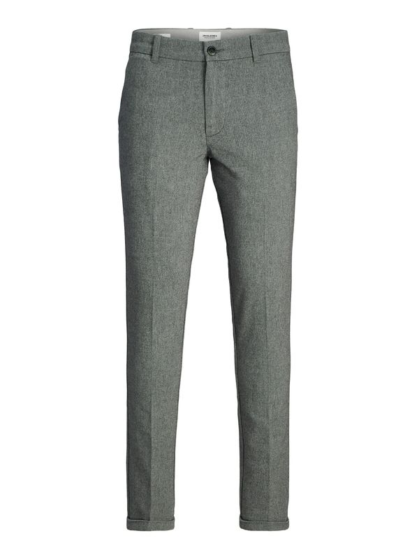 JACK & JONES JACK & JONES Chino hlače 'JPSTMARCO JJHENRY'  siva melange / crna