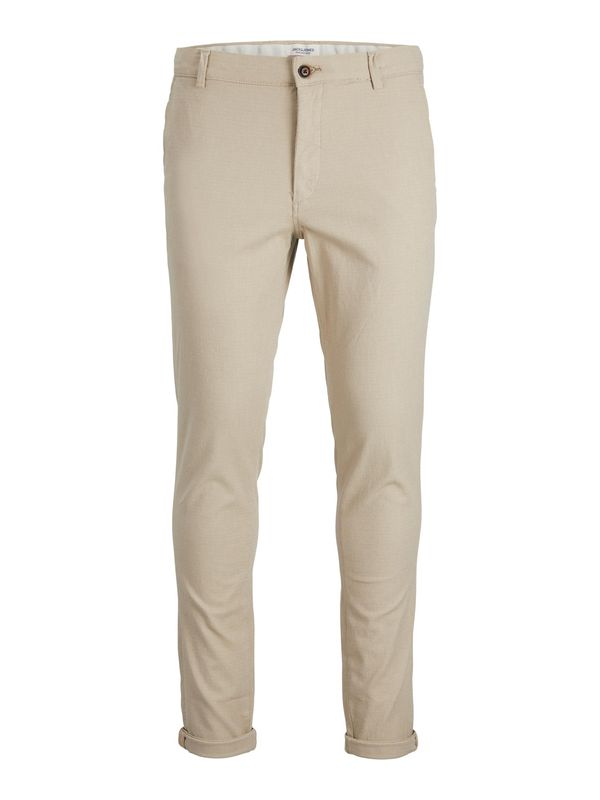 JACK & JONES JACK & JONES Chino hlače 'Marco'  boja pijeska / crna