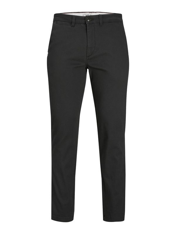 JACK & JONES JACK & JONES Chino hlače 'OLLIE DAVE'  crna
