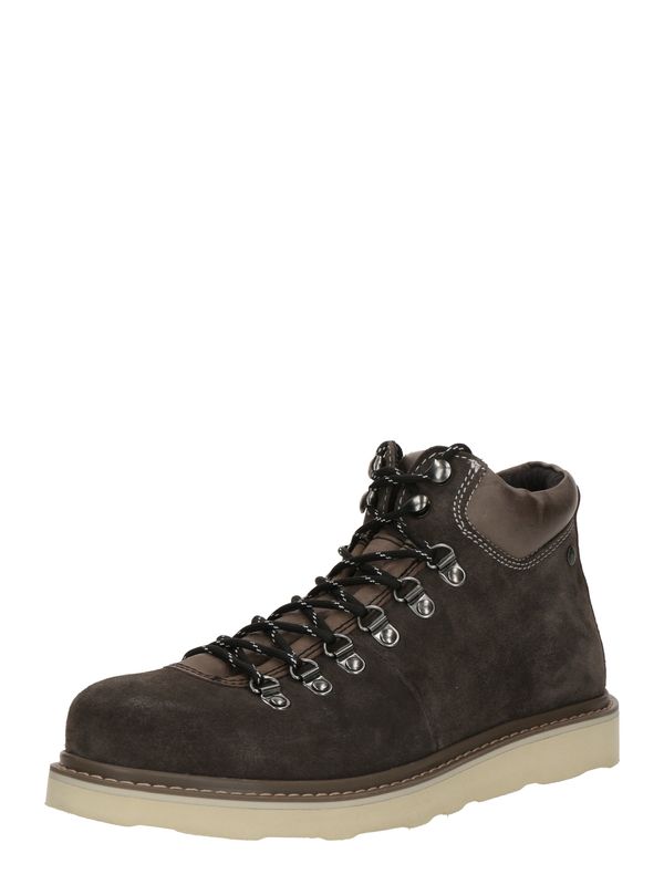 JACK & JONES JACK & JONES Čizme na vezanje 'JFWCHORLTON'  boja blata / tamo siva