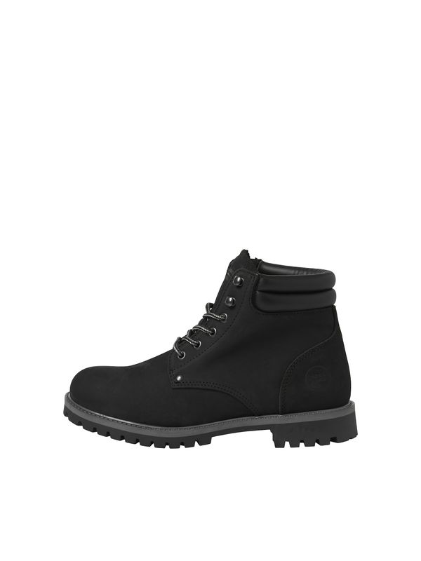 JACK & JONES JACK & JONES Čizme na vezanje 'JFWSTANTON'  antracit siva