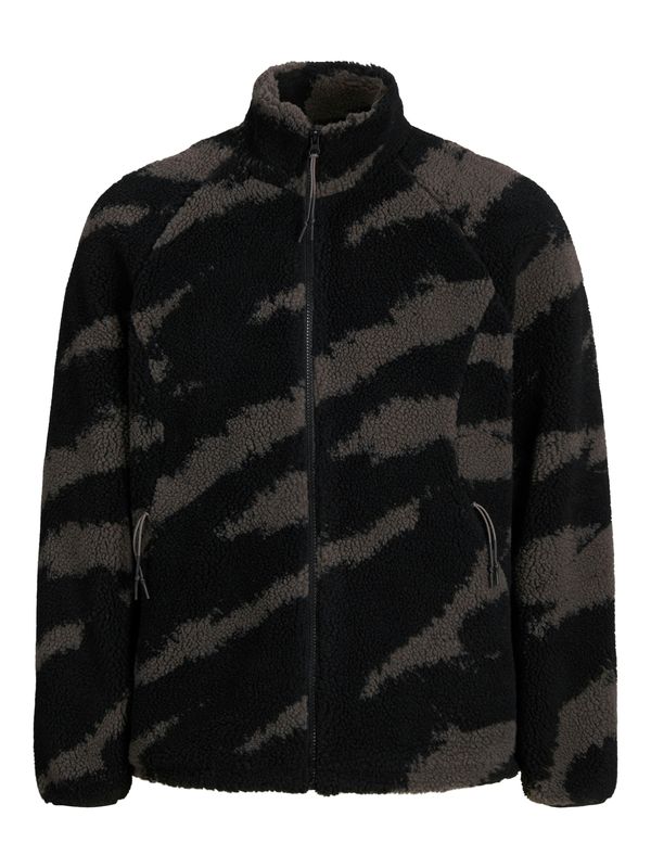 JACK & JONES JACK & JONES Flis jakna 'JCOTerrain'  tamo siva / crna
