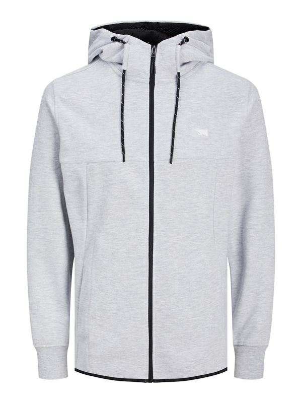 JACK & JONES JACK & JONES Gornji dio trenirke 'Air'  siva melange / crna / bijela