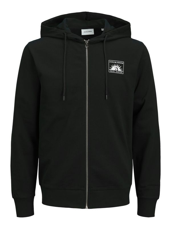 JACK & JONES JACK & JONES Gornji dio trenirke 'JJONE'  crna / bijela