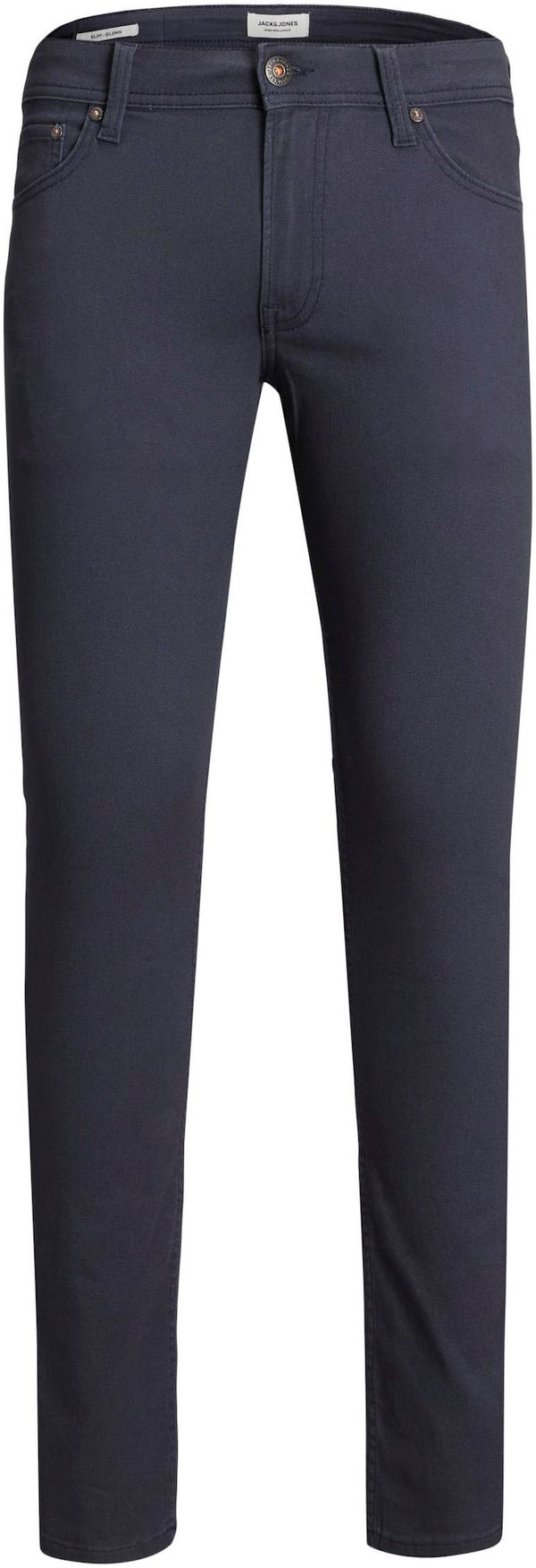 JACK & JONES JACK & JONES Hlače 'Glenn'  tamno plava / smeđa