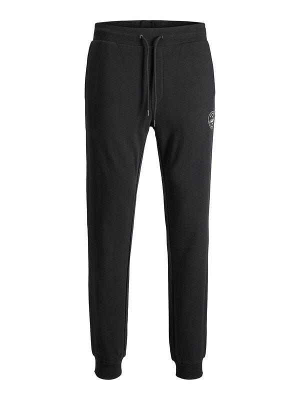 JACK & JONES JACK & JONES Hlače 'Gordon Shark'  crna / bijela