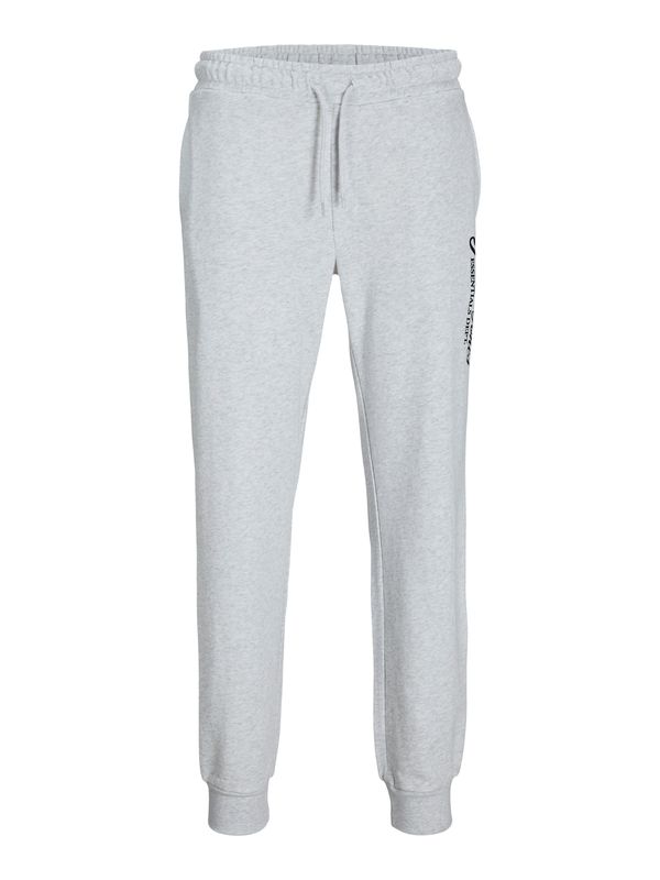 JACK & JONES JACK & JONES Hlače 'JPSTGORDON'  crna / bijela melange