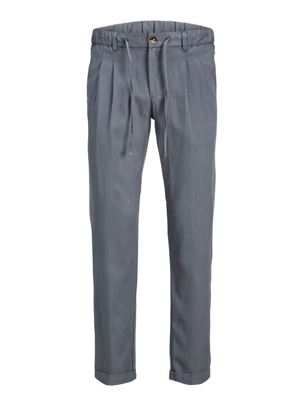 JACK & JONES JACK & JONES Hlače s naborima 'Ace'  tamo siva