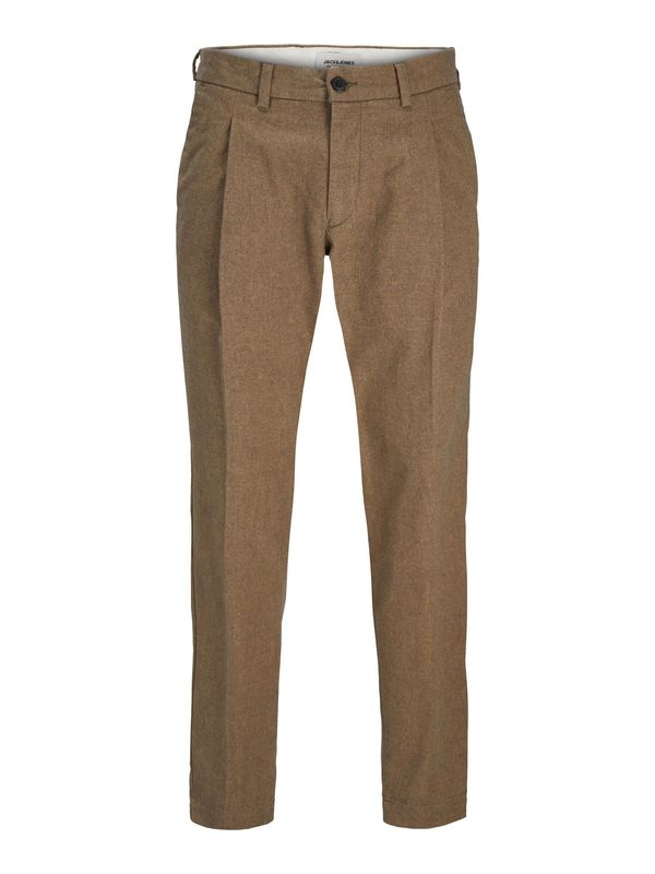 JACK & JONES JACK & JONES Hlače s naborima  boja blata