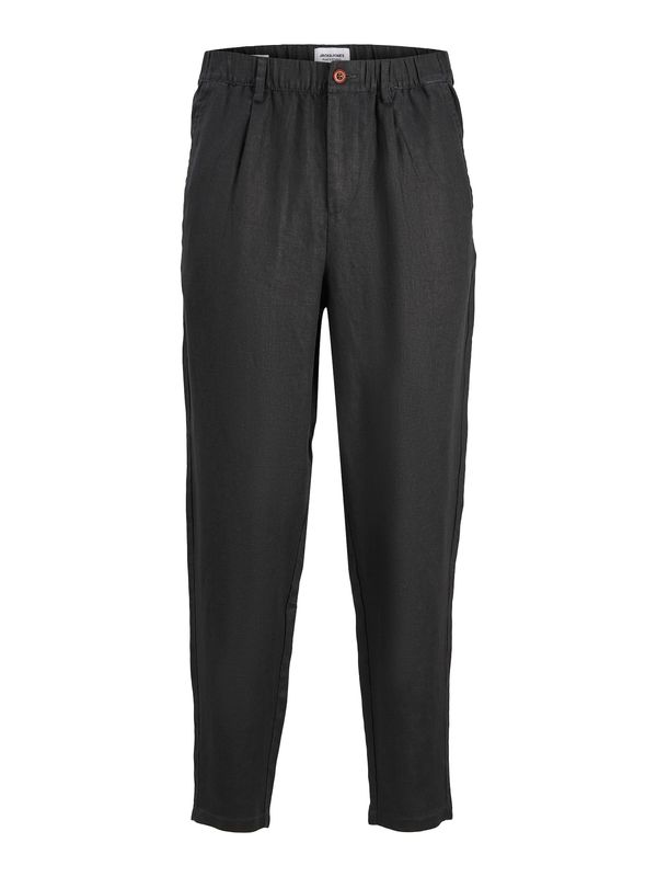 JACK & JONES JACK & JONES Hlače s naborima 'Karl Matsson'  crna