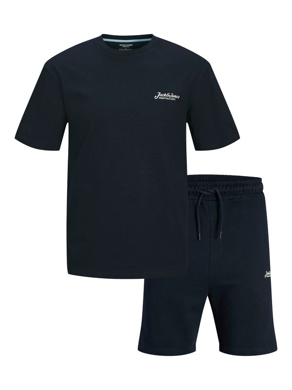 JACK & JONES JACK & JONES Jogging komplet 'JJBEAU'  noćno plava / bijela
