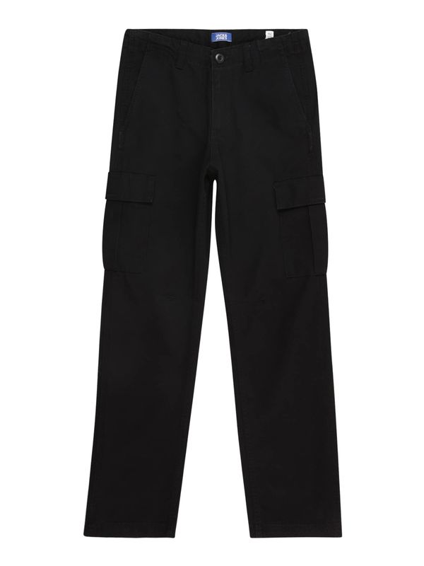 Jack & Jones Junior Jack & Jones Junior Hlače  crna / prljavo bijela