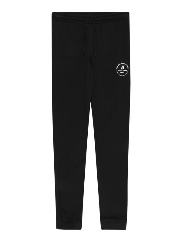Jack & Jones Junior Jack & Jones Junior Hlače 'GORDON'  crna / bijela