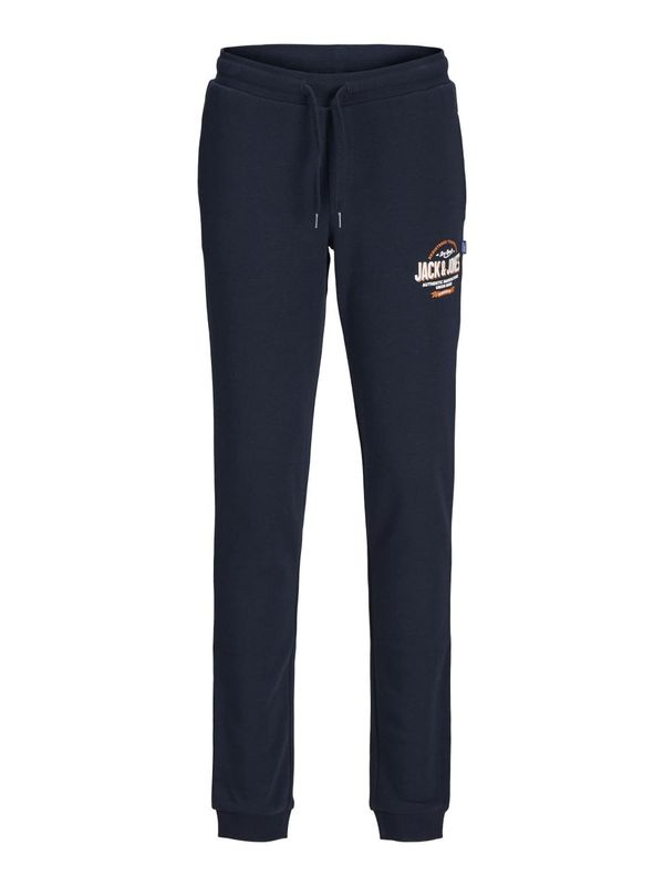Jack & Jones Junior Jack & Jones Junior Hlače  mornarsko plava / tamno narančasta / bijela