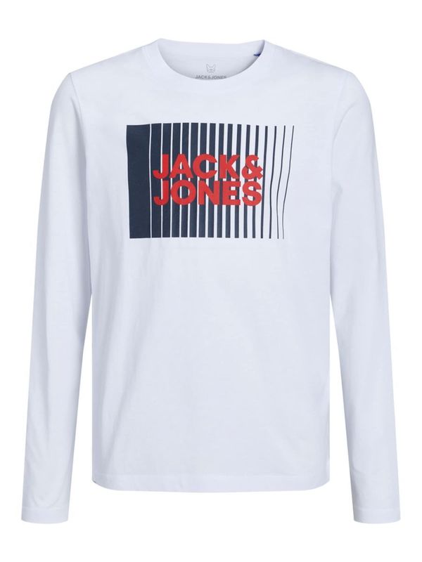 Jack & Jones Junior Jack & Jones Junior Majica 'JJECORP'  mornarsko plava / crvena / bijela